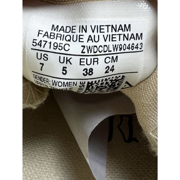 Women's Converse Chuck Taylor All Star Lux Hi Hidden Wedge Floral Sneakers Sz 7 - Picture 9 of 9